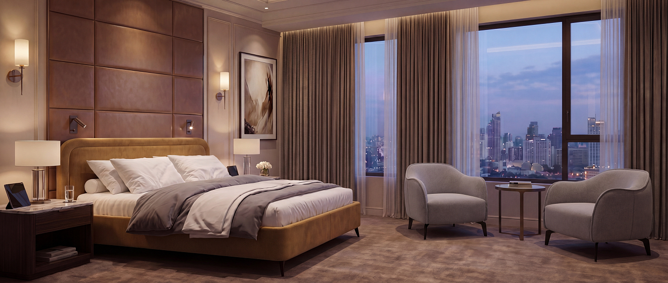 Интерьерные кровати