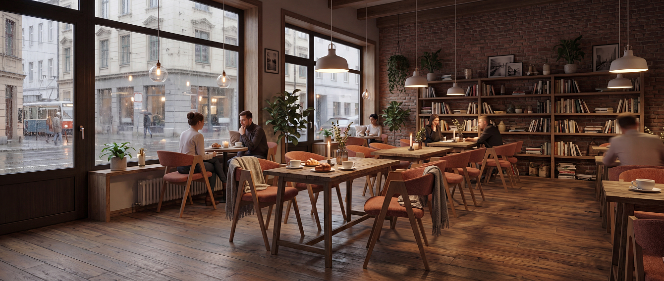 Стулья из массива для кафе и ресторанов